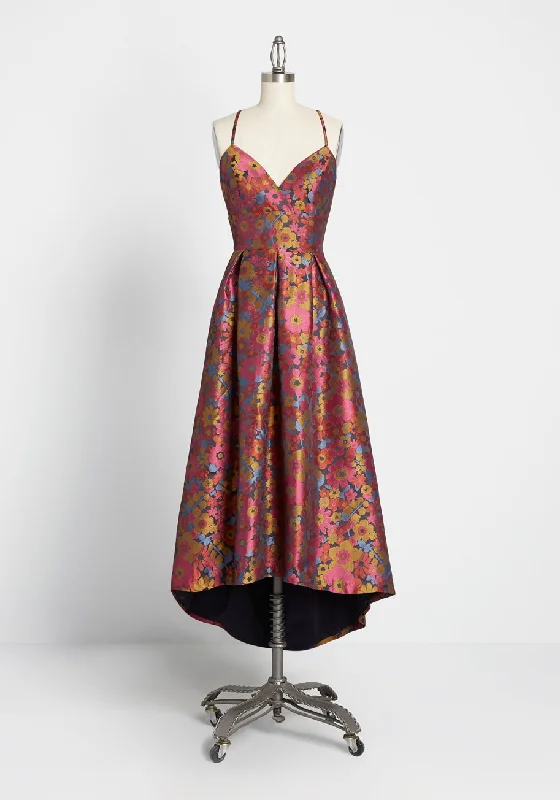 ModCloth x Hutch Suit Your Fancy High-Low Dress