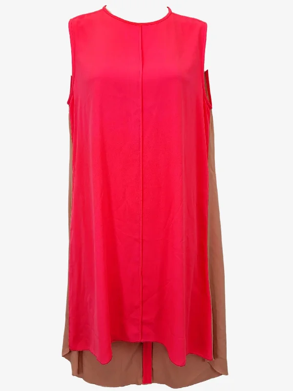 Camilla And Marc Fuschia Shift Midi Dress Size 14