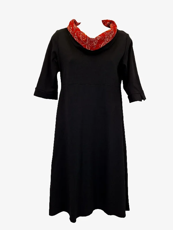 ReDressd Cowl Neck A-line Midi Dress Size S